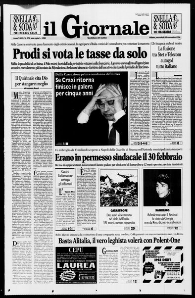 Il giornale : quotidiano del mattino